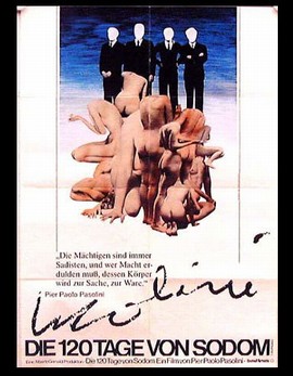 Filmplakat Die 120 Tage von Sodom - Pier Paolo Pasolini: SALO GIORNATE DI SODOMA - ital. OmU